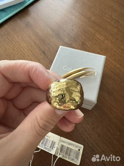 Кольцо с серьгами calvin Klein