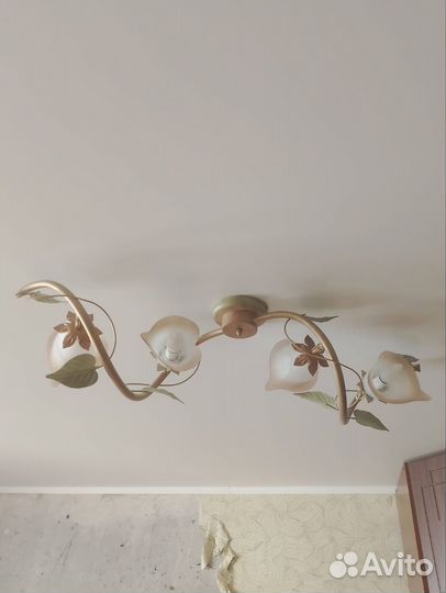 Люстра потолочная бу