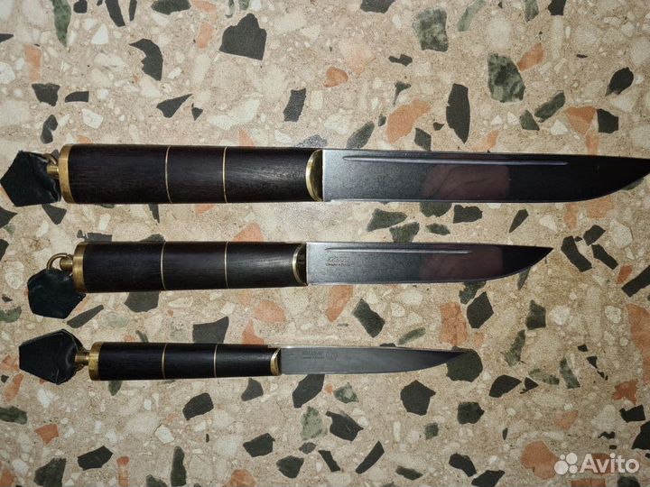 Набор кухонных ножей ручной работы