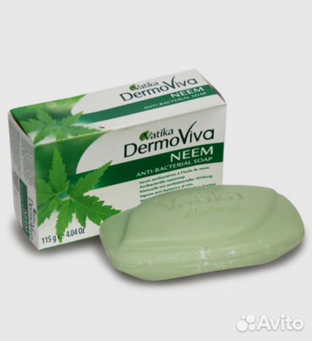 Мыло «Vatika DermoViva Neem» для жирной и проблемн