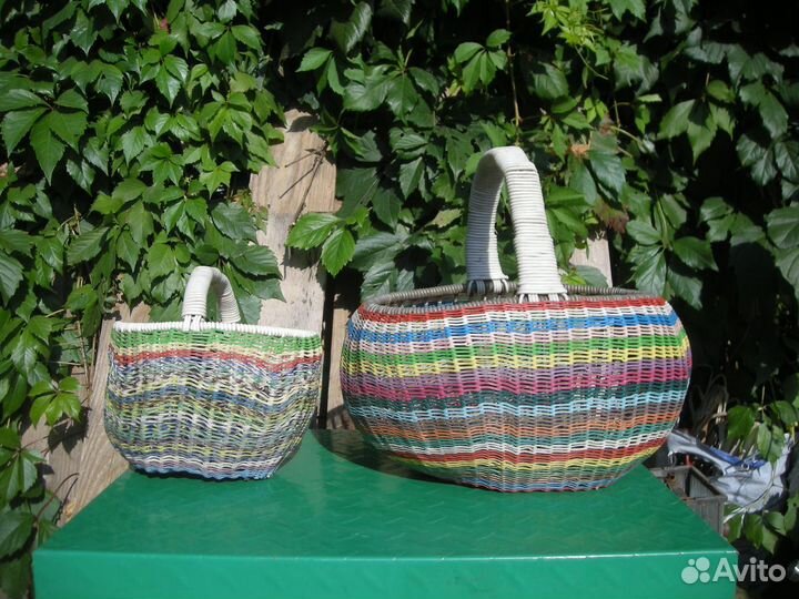 Корзинки СССР веселенькие из проволоки самовывоз