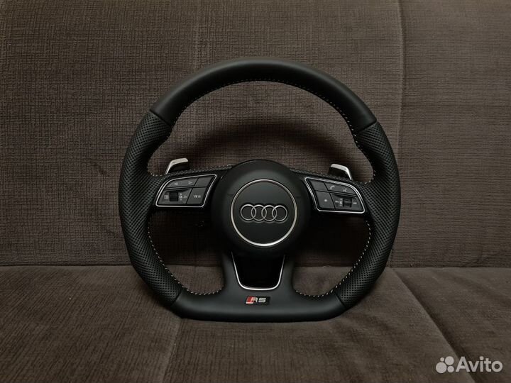 Руль Audi скошенный RS A3/A4/A5/А6/Q3/Q5/Q7