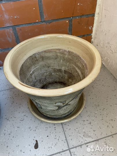 Горшки керамические для цветов бу