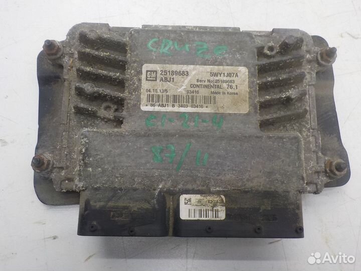 Блок управления двигателем Chevrolet Cruze 2009