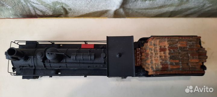 Паровоз Ов с дровяным тендером, сжд, Счетмаш Курск