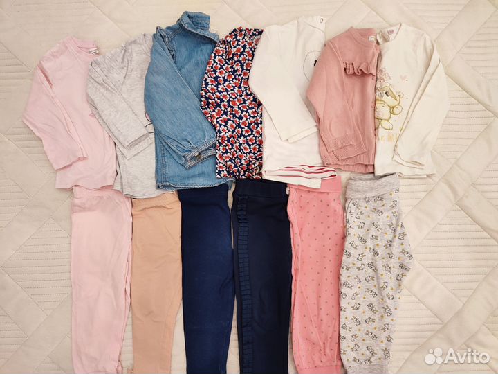 Вещи пакетом на девочку 86