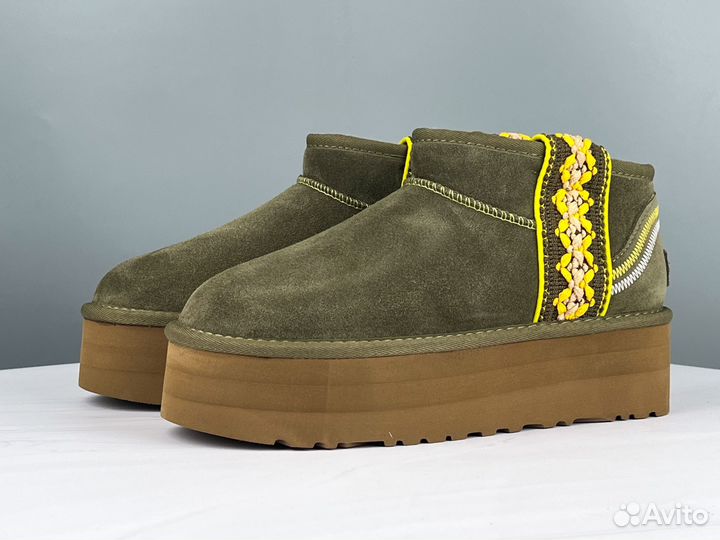 Угги на платформе UGG Ultra Mini Platform Braid