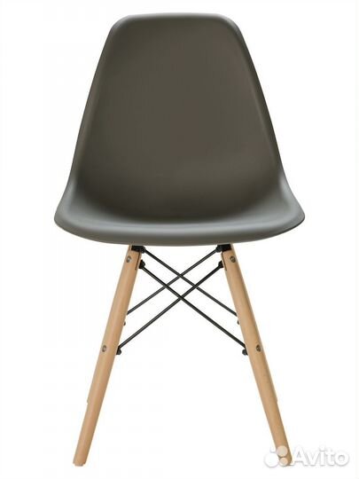 Стул в стиле eames DSW,графит, 1 шт