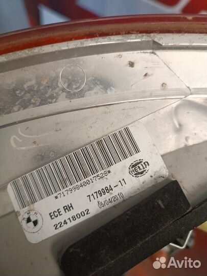 Фонарь задний левый / правый BMW X6 2008-2012