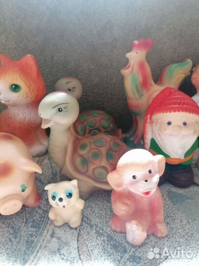 Резиновые игрушки СССР