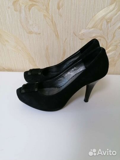 Туфли замшевые 34-35