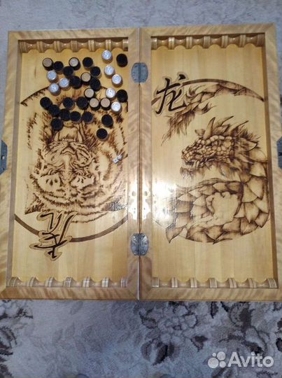 Настольные резные нарды