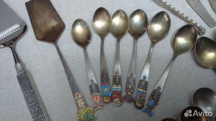 Ложки столовые и чайные, вилки СССР