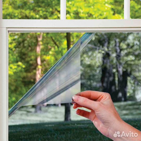 Пленка зеркальная солнцезащитная для окон 60х300см