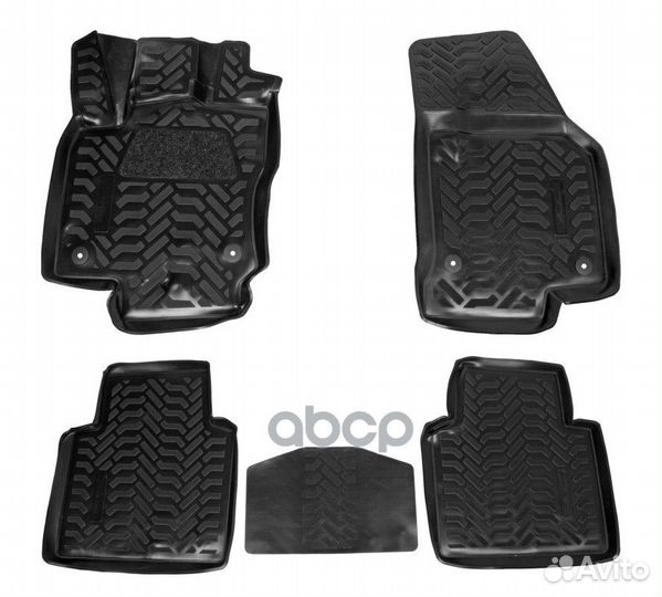 Ковры (3D с подпят.) для Skoda Kodiaq (17) 5 ш