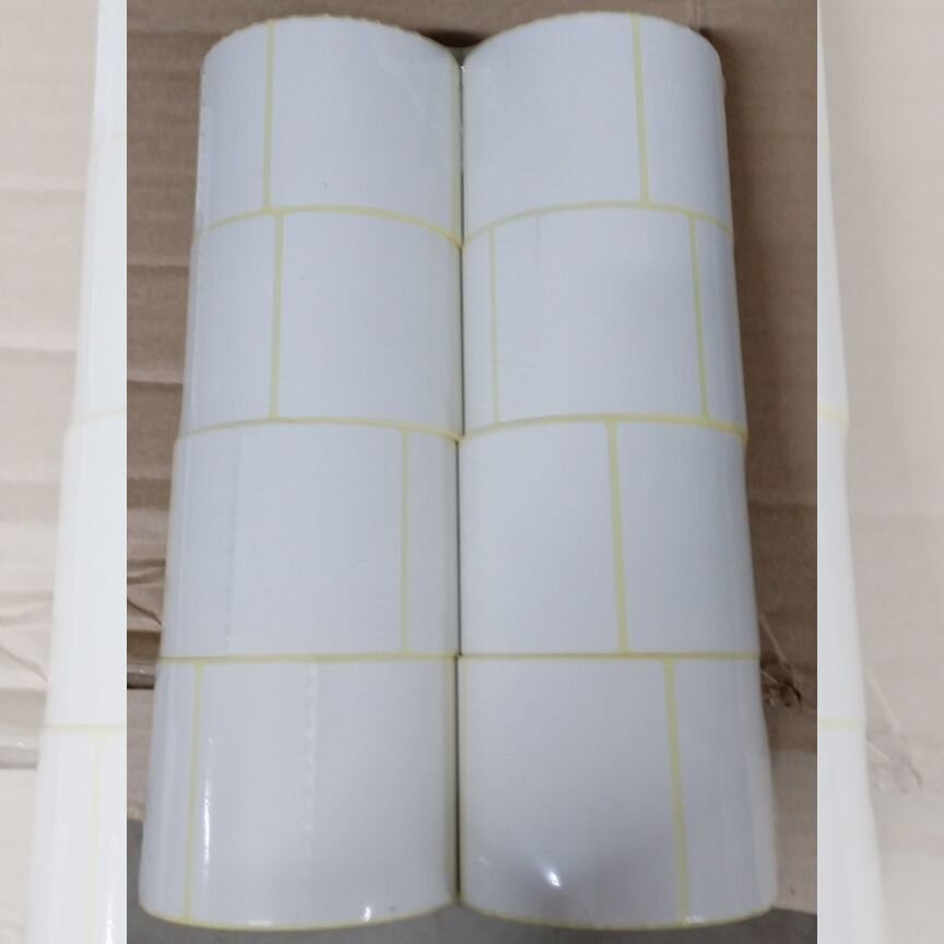 [58X60] Термоэтикетки 500 Этикеток, Втулка 40мм- 8шт 58x60