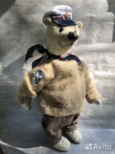 Мишка тедди Капитан, 60 см. Бронь