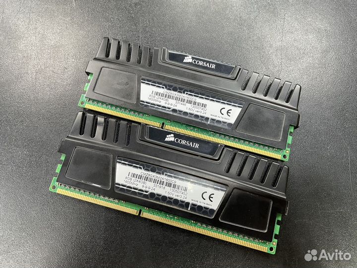 Corsair Vengeance DDR3 8 гб (4 гб x 2) / 1600 мгц