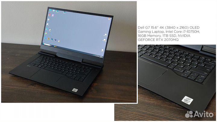 Dell G7 4K. Игровой ноутбук. Для видео монтажа