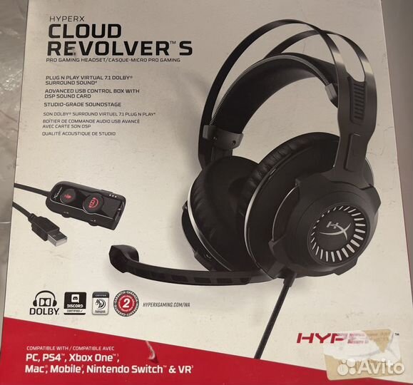 Игровые наушники hyperx