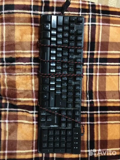 Клавиатура RED square tesla