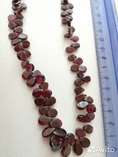 Винтажные бусы из натуральных камней, СССР