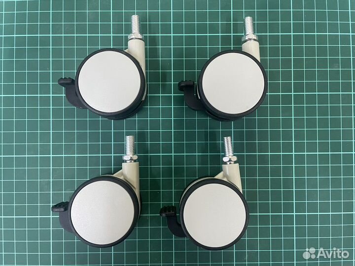 Колесо мебельное опорное поворотное со стопором