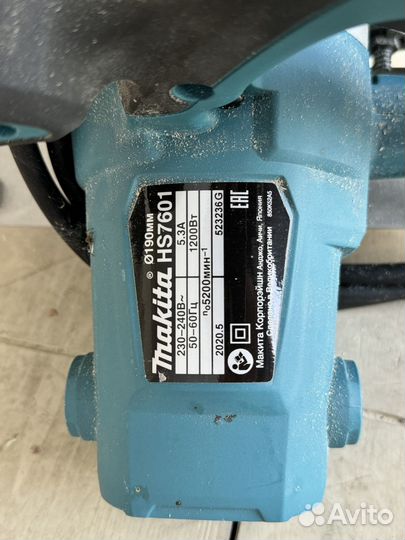 Makita HS7601 циркулярная пила