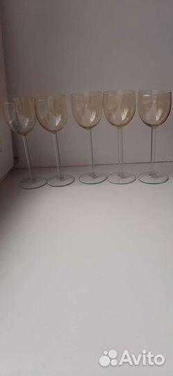 Фужеры,бокалы,рюмки советские калининское стекло