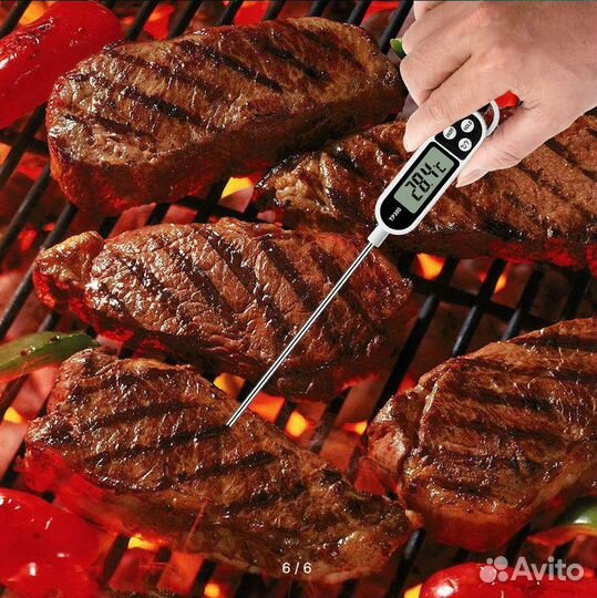 Цифровой термометр со щупом