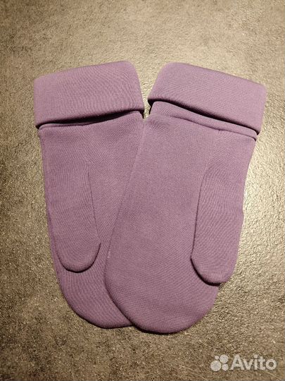 Варежки с начесом