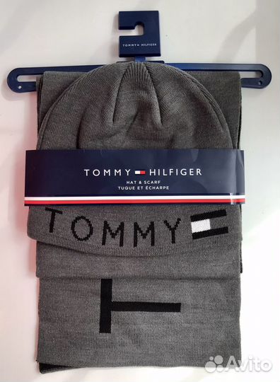 Комплект шапка и шарф Tommy Hilfiger новый
