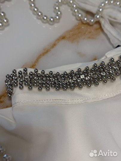 Шикарная атласная блузка