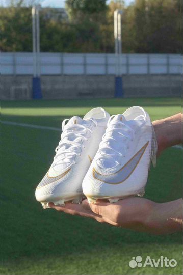 Бутсы Nike Mercurial Air Zoom white