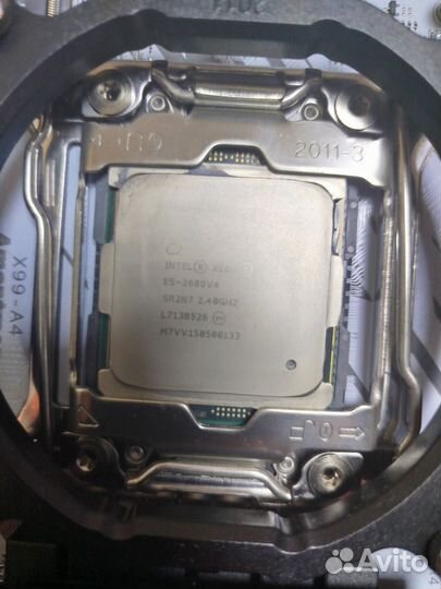 Мат плата + проц 14 ядер + 16 Гб DDR4