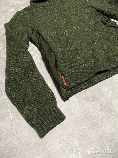 Prada vintage wool nylon sweater turtleneck