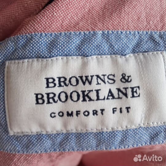 Рубашка мужская ворот 40 Browns&Brooklane