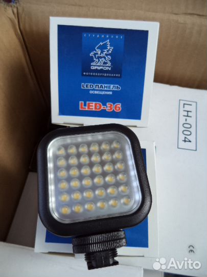 Внешний накамерный свет grifon LED-36