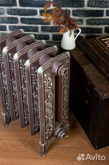 Декорирование и покраска чугунных радиаторов