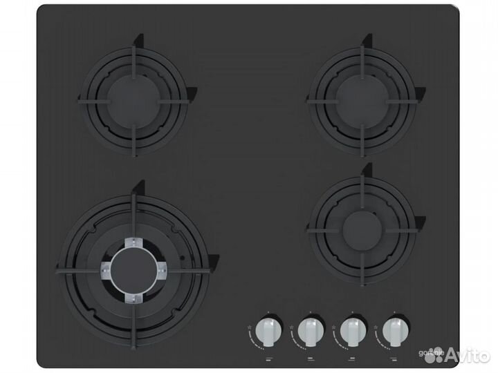 Газовая варочная поверхность Gorenje GTW64B черная