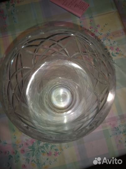 Ваза редкая хрустальная