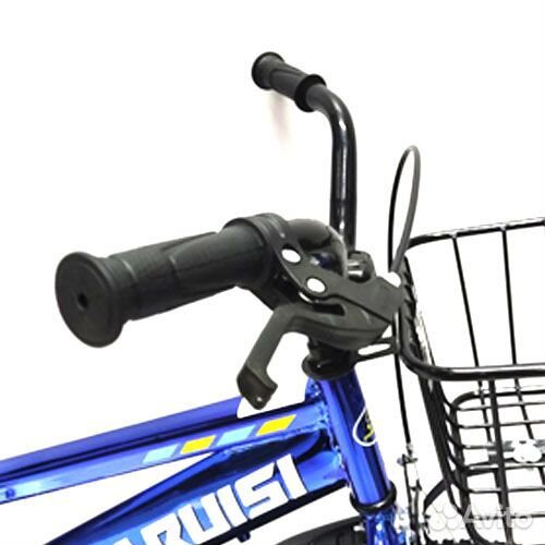 Детский велосипед на рост 105-120см, синий