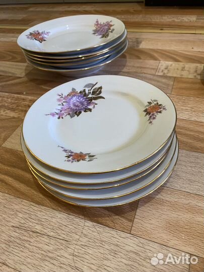 Сервиз столовый фарфор СССР