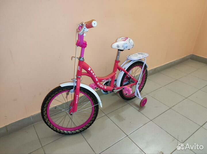 Велосипед детский 18 дюймов для девочки