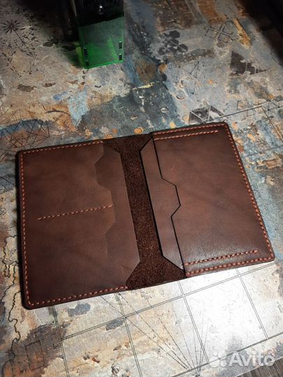 Обложка на документы/автодокументы из кожи