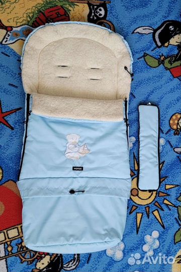 Конверт в коляску на овчине