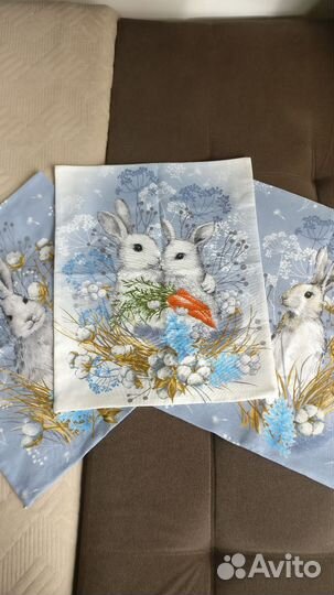 Наволочка с зайчиками кроликами