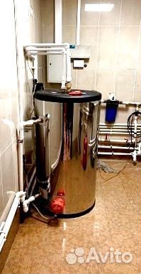 Водонагреватель косвенник бойлер нагрева 100л наст