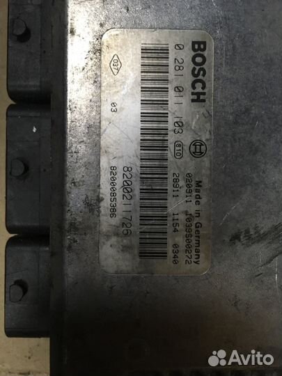 Блок управления Renault Laguna 2 2.2dci 0281011103