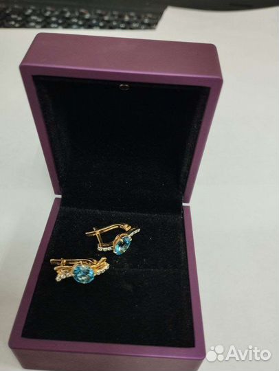 Серьги золотые